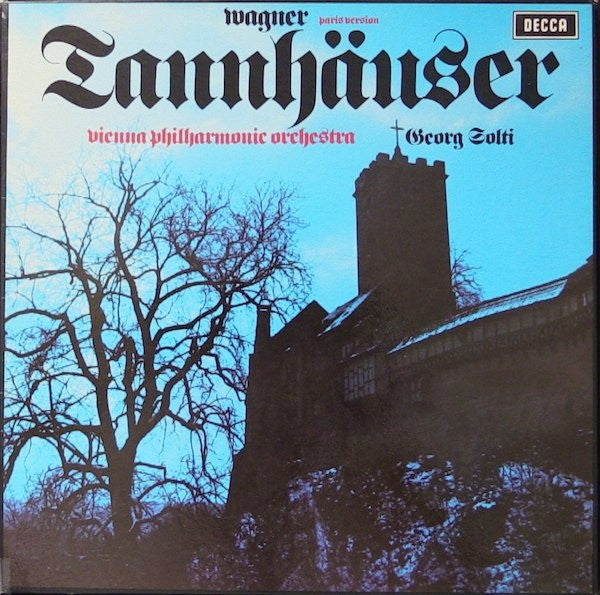 Wagner* - Vienna Philharmonic Orchestra*, Georg Solti : Tannhäuser (Paris Version) (Box + 4xLP)