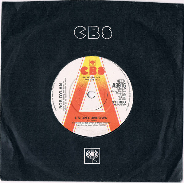 Bob Dylan : Union Sundown (7", Single, Promo)