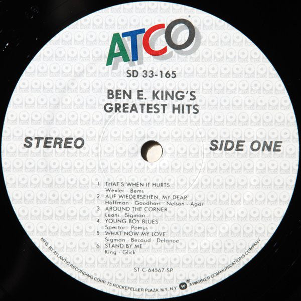 Ben E. King : Ben E. King's Greatest Hits (LP, Comp, RE, SP )