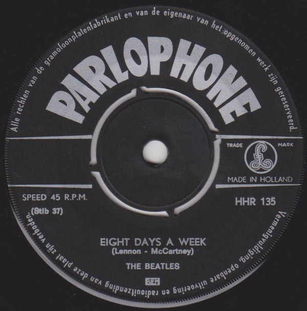 The Beatles : Eight Days A Week / Baby's In Black (7", Single, Mono)
