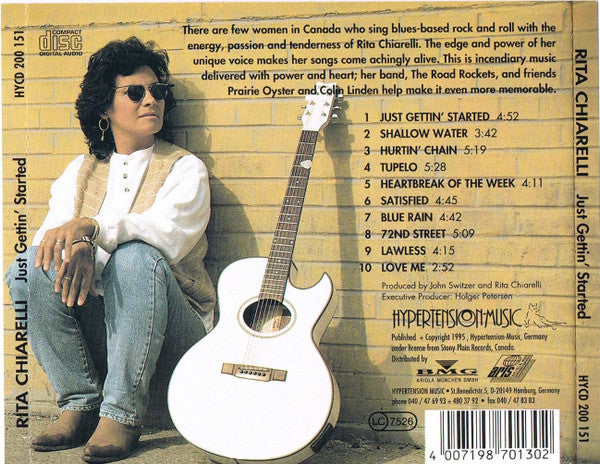 Rita Chiarelli : Just Gettin' Started (CD, Album)