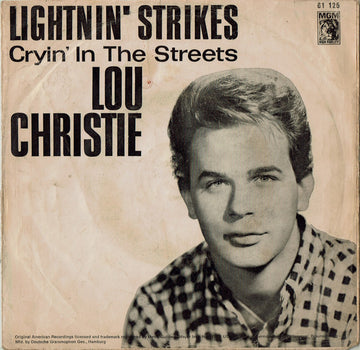 Lou Christie : Lightnin' Strikes (7", Single)