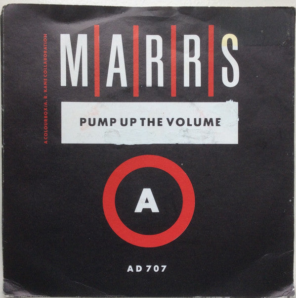 M|A|R|R|S : Pump Up The Volume (7", Single)