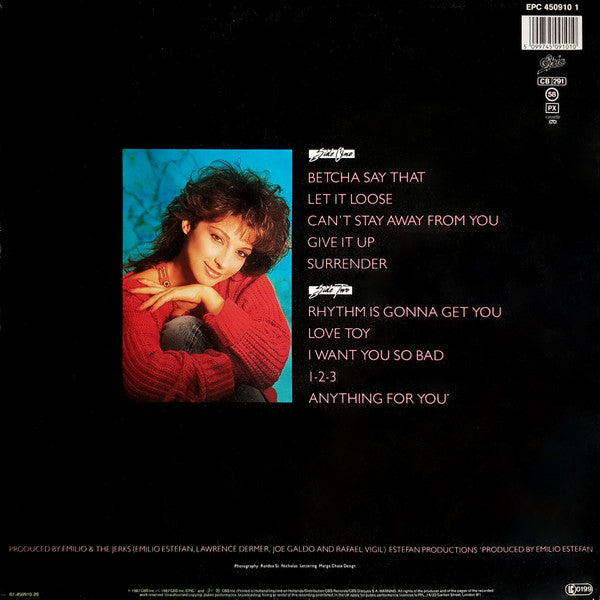 Gloria Estefan And Miami Sound Machine* : Let It Loose (LP, Album)