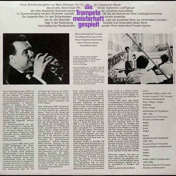 Hellmut Schneidewind, Kölner Kammerorchester, Helmut Müller-Brühl : Die Trompete Meisterhaft Gespielt (LP)