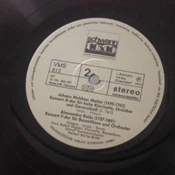 Kölner Kammerorchester, Helmut Müller-Brühl, Hans-Rudolf Stalder : Die Klarinette, Meisterhaft Gespielt (LP)