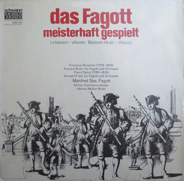 Kölner Kammerorchester, Helmut Müller-Brühl, Manfred Sax : Das Fagott, Meisterhaft Gespielt (LP)