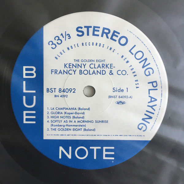 Kenny Clarke - Francy Boland : The Golden Eight (LP, Album, Ltd, RE)