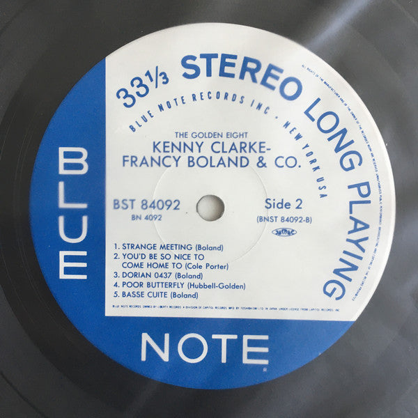 Kenny Clarke - Francy Boland : The Golden Eight (LP, Album, Ltd, RE)