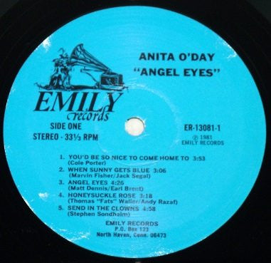 Anita O'Day : Angel Eyes (LP)