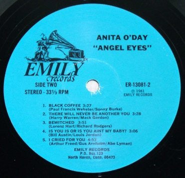 Anita O'Day : Angel Eyes (LP)