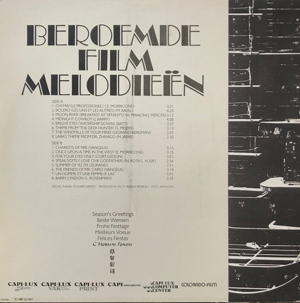 Various : Beroemde Film Melodieën (LP, Comp)