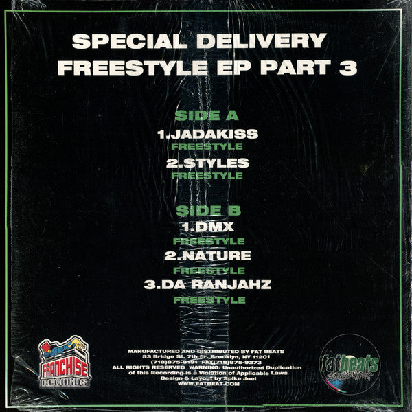 Funkmaster Flex : Special Delivery - Freestyle EP (Part 3) (12", EP)
