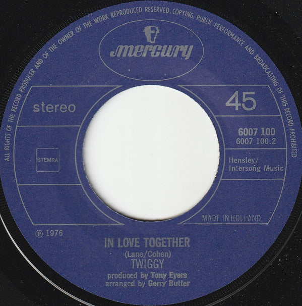 Twiggy (2) : Here I Go Again (7", Single)