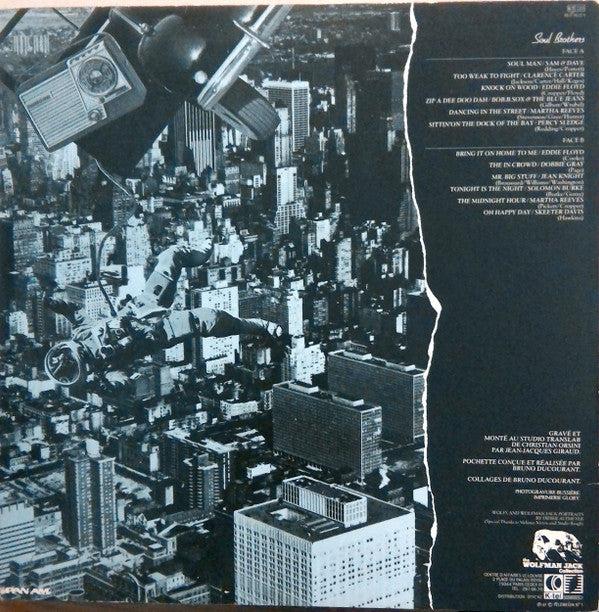 Various : Let's Dance To The Wolfman Jack Collection - Soul Brothers (LP, Comp)