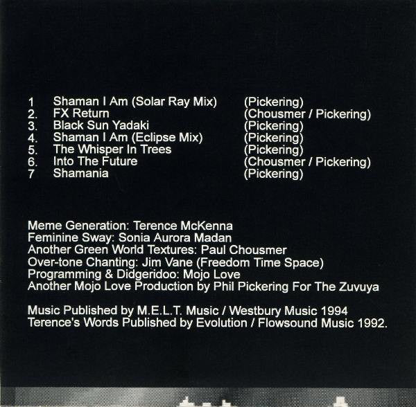 Zuvuya with Terence McKenna : Shamania (CD, Album, Mixed)