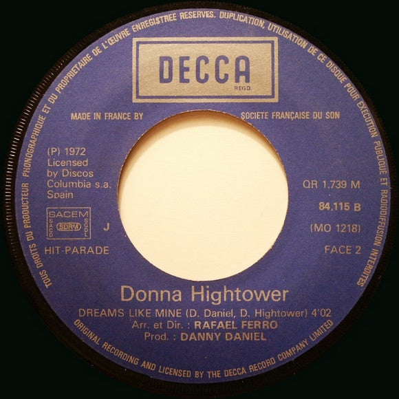 Donna Hightower : This World Today Is A Mess (7")