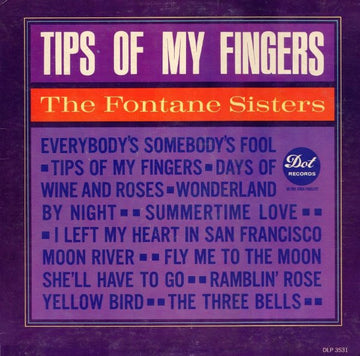 The Fontane Sisters : Tips Of My Fingers (LP, Mono)