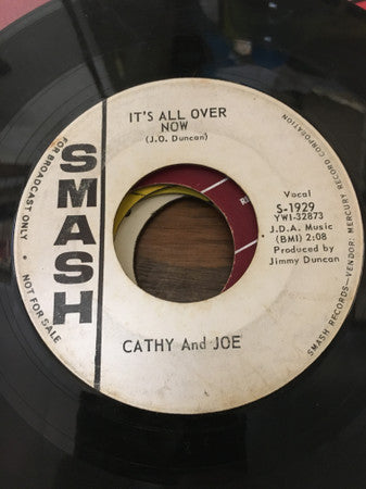 Cathy And Joe : I See You / It's  All Over Now (7", Single, Promo)