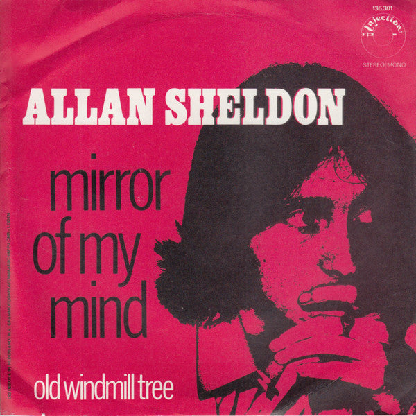 Allan Sheldon : Mirror Of My Mind (7", Sol)