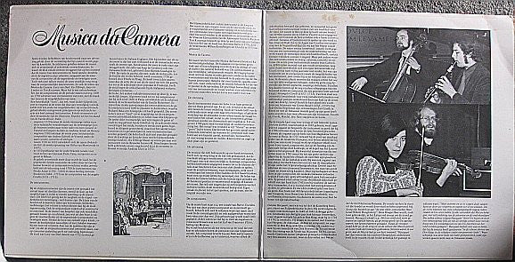 Amsterdams Barok Ensemble : Het Amsterdams Barokensemble Musica Da Camera - Werken Van Corelli, Uccellini, Händel, Dornel, Hacquart (LP, Album, Gat)