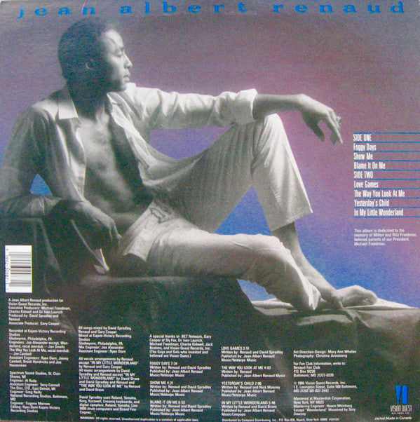 Jean Albert Renaud : The Way You Look At Me (LP, Album)