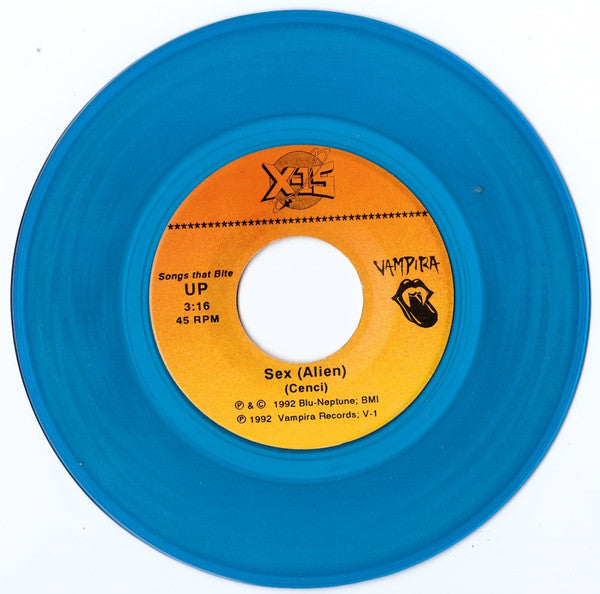 X-15 (2) : Sex Alien / Mr. Universe (7", Blu)