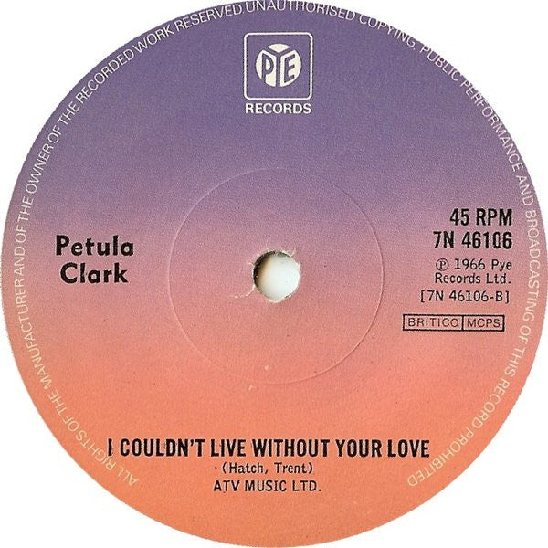 Petula Clark : This Is My Song  (7", RE)