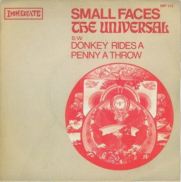 Small Faces : The Universal B/W Donkey Rides A Penny A Throw (7", Single)