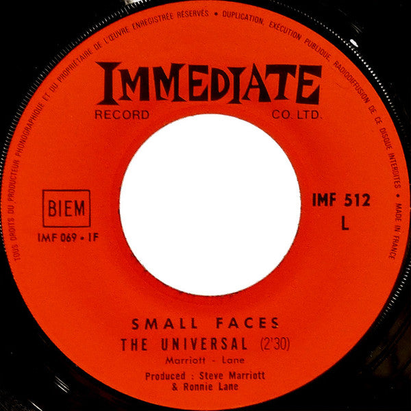 Small Faces : The Universal B/W Donkey Rides A Penny A Throw (7", Single)