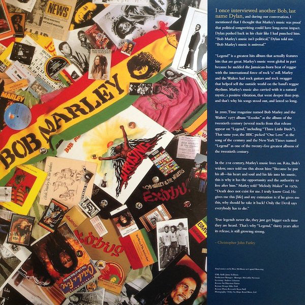 Bob Marley & The Wailers : Legend (The Best Of Bob Marley And The Wailers) (2xLP, Comp, Ltd, RE, RM, 30t)