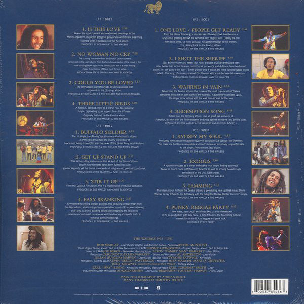 Bob Marley & The Wailers : Legend (The Best Of Bob Marley And The Wailers) (2xLP, Comp, Ltd, RE, RM, 30t)