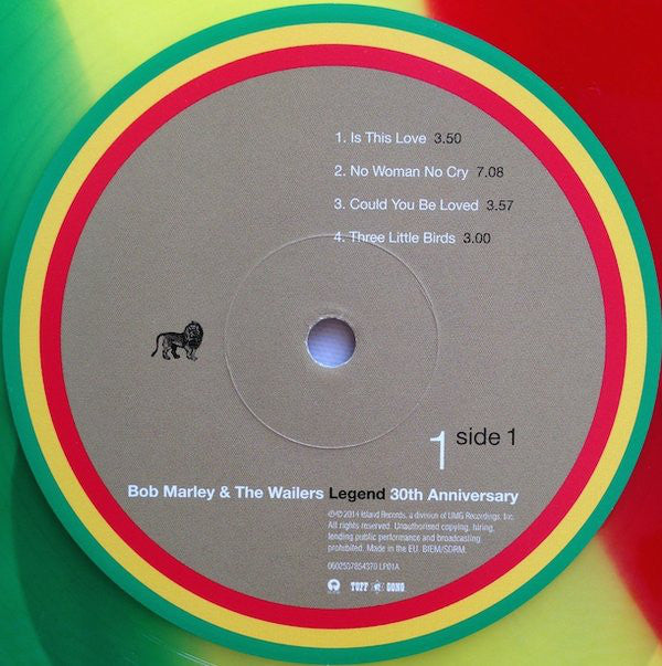 Bob Marley & The Wailers : Legend (The Best Of Bob Marley And The Wailers) (2xLP, Comp, Ltd, RE, RM, 30t)