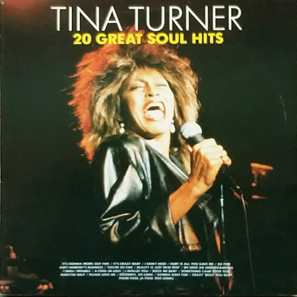 Tina Turner Featuring Ike Turner & The Ikettes : 20 Great Soul Hits (LP, Comp)