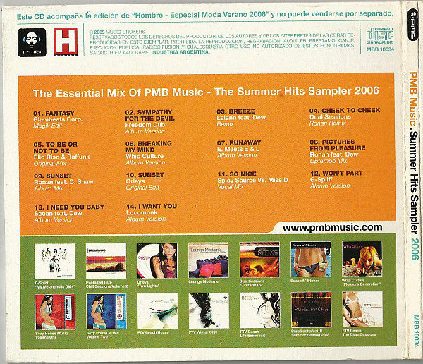 Various : Summer Hits Sampler (CD, Comp, Promo, Car)