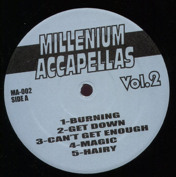 Various : Millenium Accapellas Vol.2 (12", Unofficial)