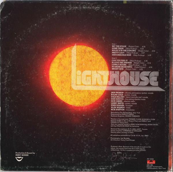 Lighthouse (2) : Can You Feel It (LP, Album)