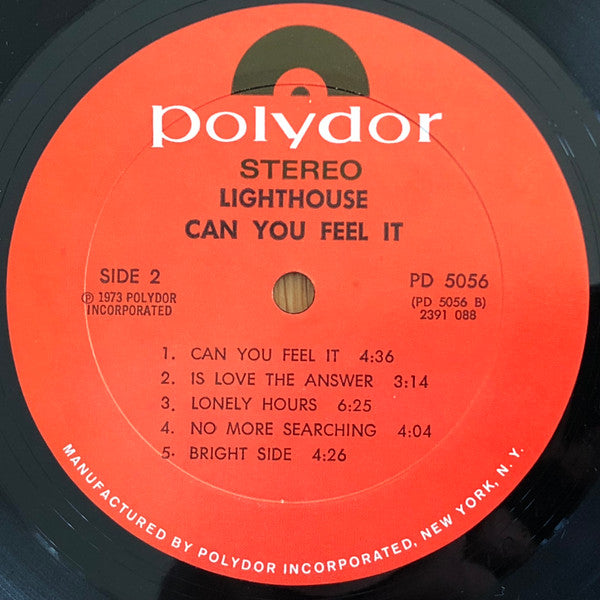 Lighthouse (2) : Can You Feel It (LP, Album)