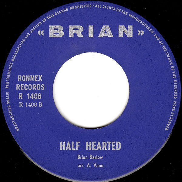 Brian (19) : The Girl Who Plays The Bass Guitar (7")