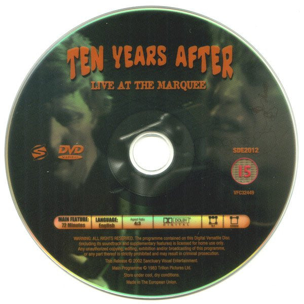 Ten Years After : Live At The Marquee (DVD-V, RE)