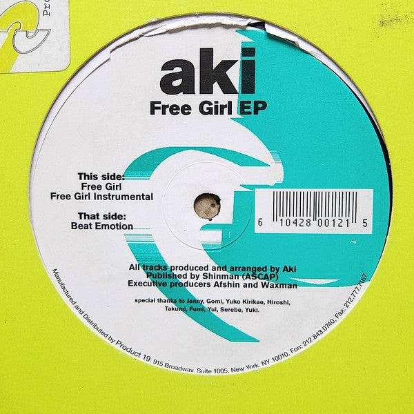 Hiroaki Saito : Free Girl (12")