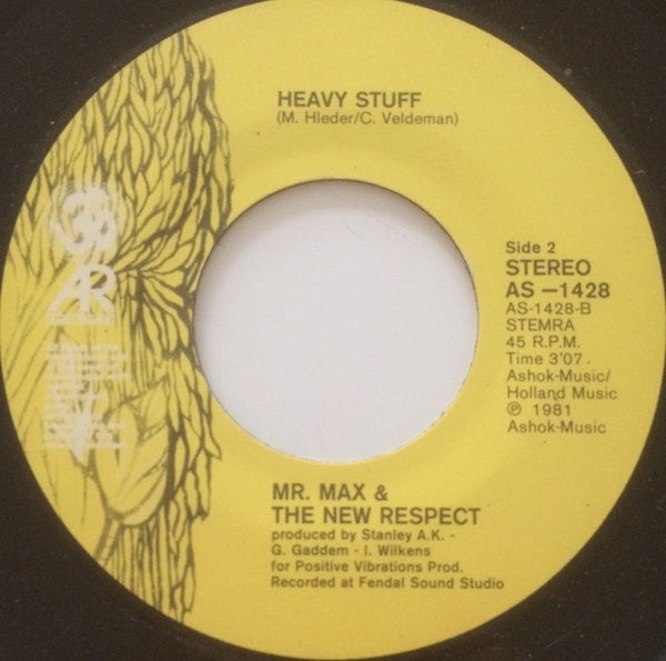 Mr. Max & The New Respect : Rock & Roll Machine Gun / Heavy Stuff (7", Single)