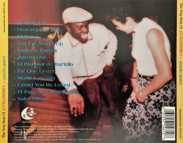 ¡Cubanismo! : The Very Best Of ¡Cubanismo!: ¡Mucho Gusto! (CD, Album, Comp)