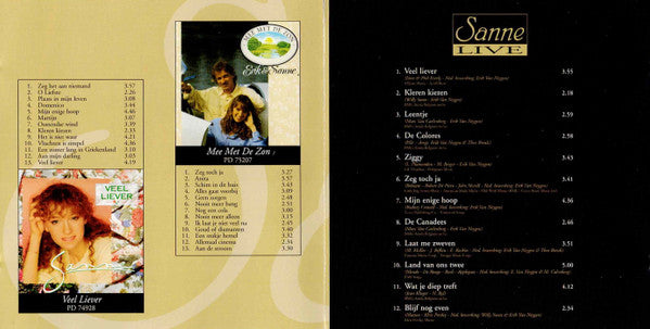 Sanne (2) : Live (CD)