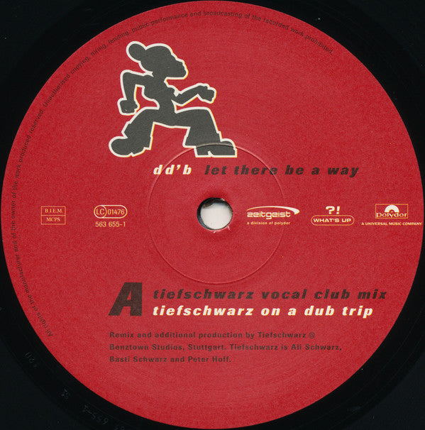 Darryl D'Bonneau : Let There Be A Way (2x12")
