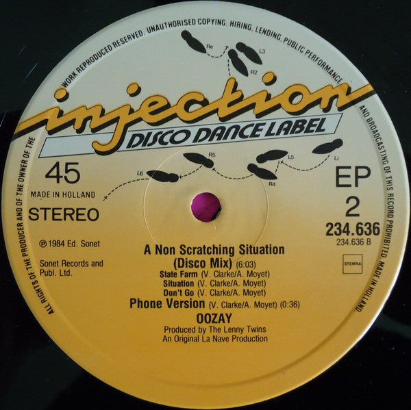 Oozay : Scratching Situation (12", Single)
