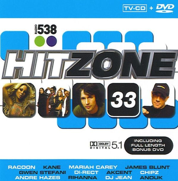 Various : Radio 538 Hitzone 33 (CD, Comp, Copy Prot. + DVD, Comp, PAL)