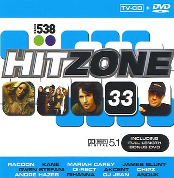 Various : Radio 538 Hitzone 33 (CD, Comp, Copy Prot. + DVD, Comp, PAL)