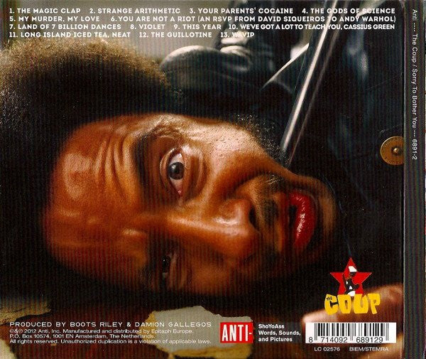 The Coup : Sorry To Bother You (CD, Album, Dig)