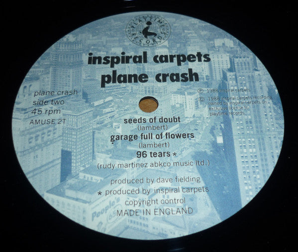 Inspiral Carpets : Plane Crash (12", EP)